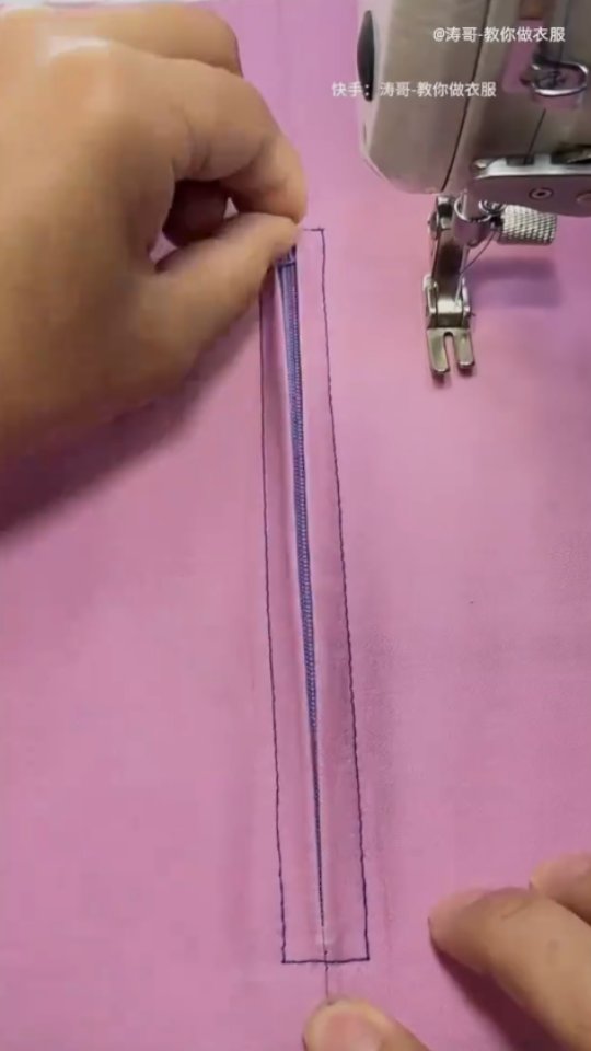 Sewing tutorial 🪡. good trick to save your time,...wear a sense of ...