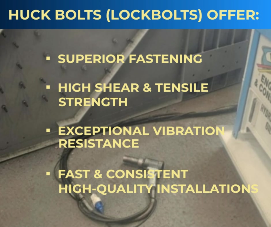 VUKA ENGINEERING & CONSTRUCTION Huck Bolt Machine & Operator Hire for R ...