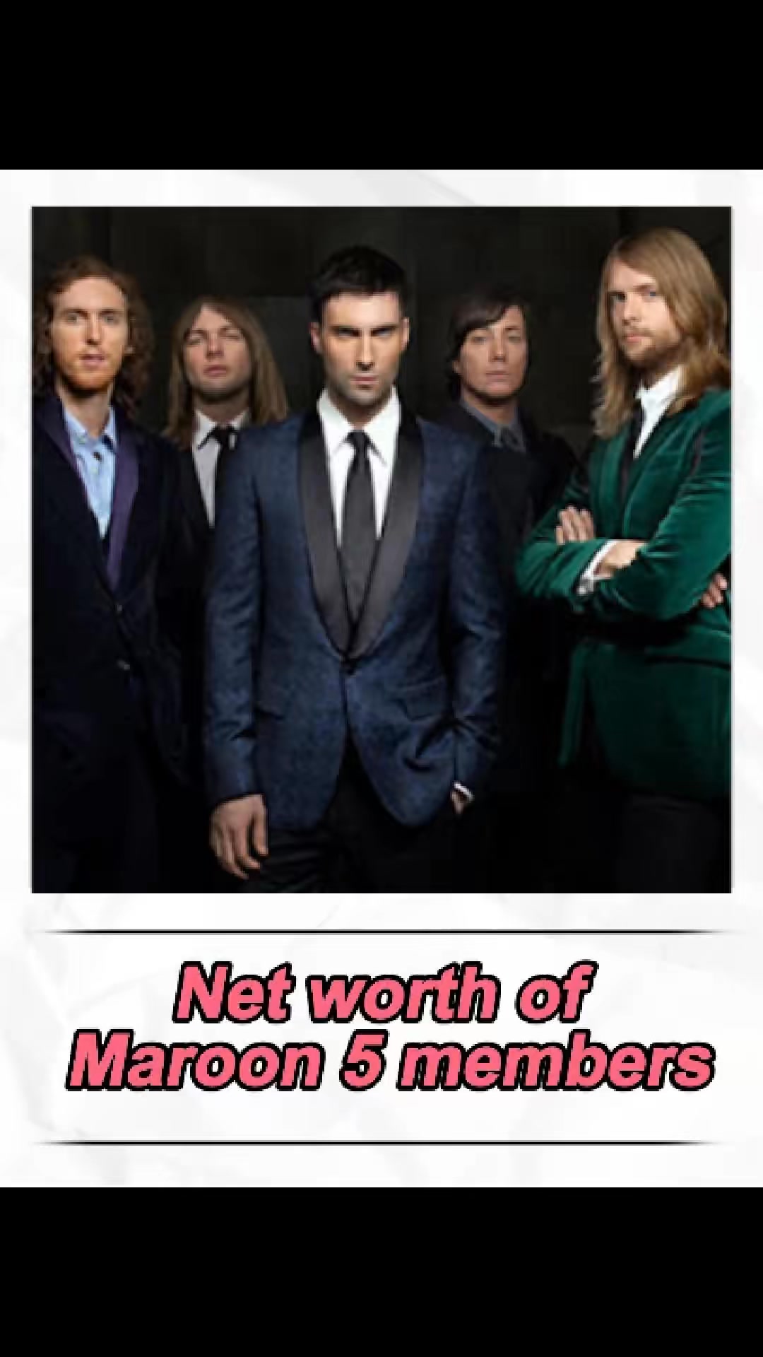 What is the net worth of Maroon 5 members #fyp #foryou #celebrities # ...