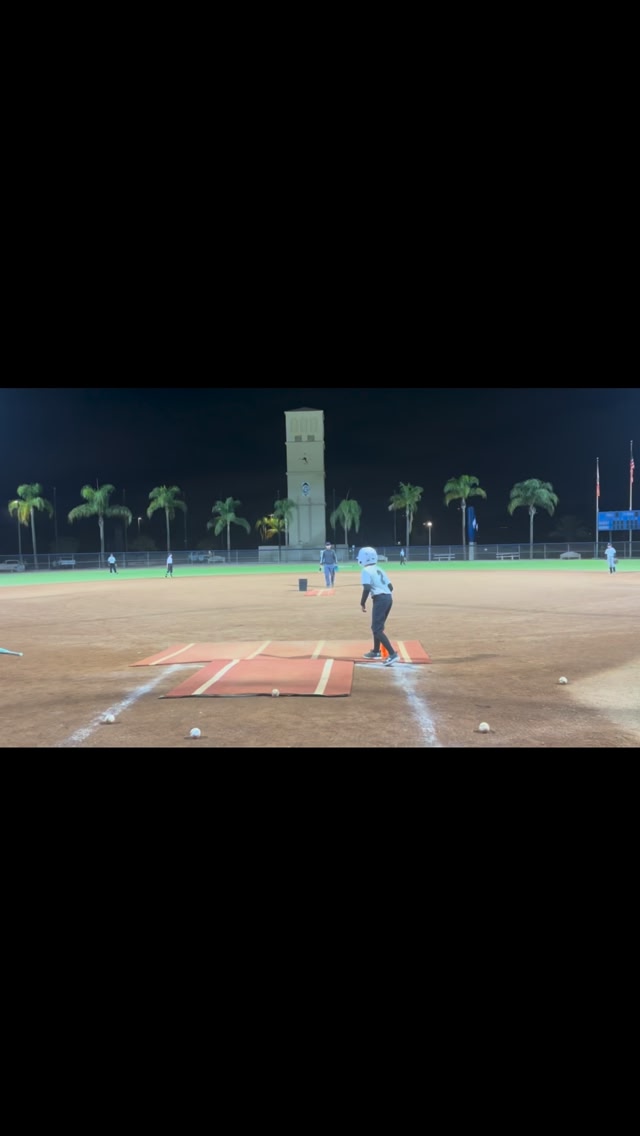 Getting those reps in with a little Wednesday night TC Futures practice ...