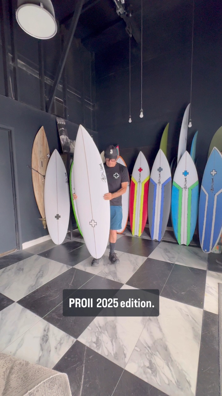 Doc's board breakdown of the PROIIXXV. #surfprescriptions