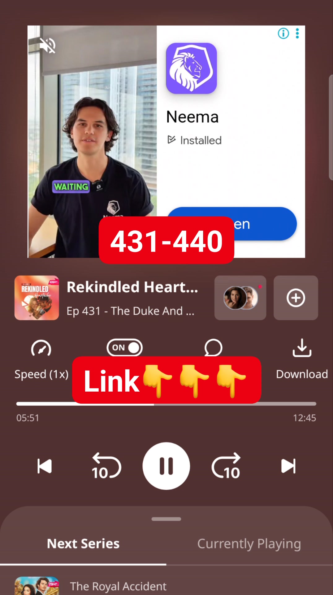 Rekindled heartache rewind Full ep 431 to 440 #Link in the comment ...