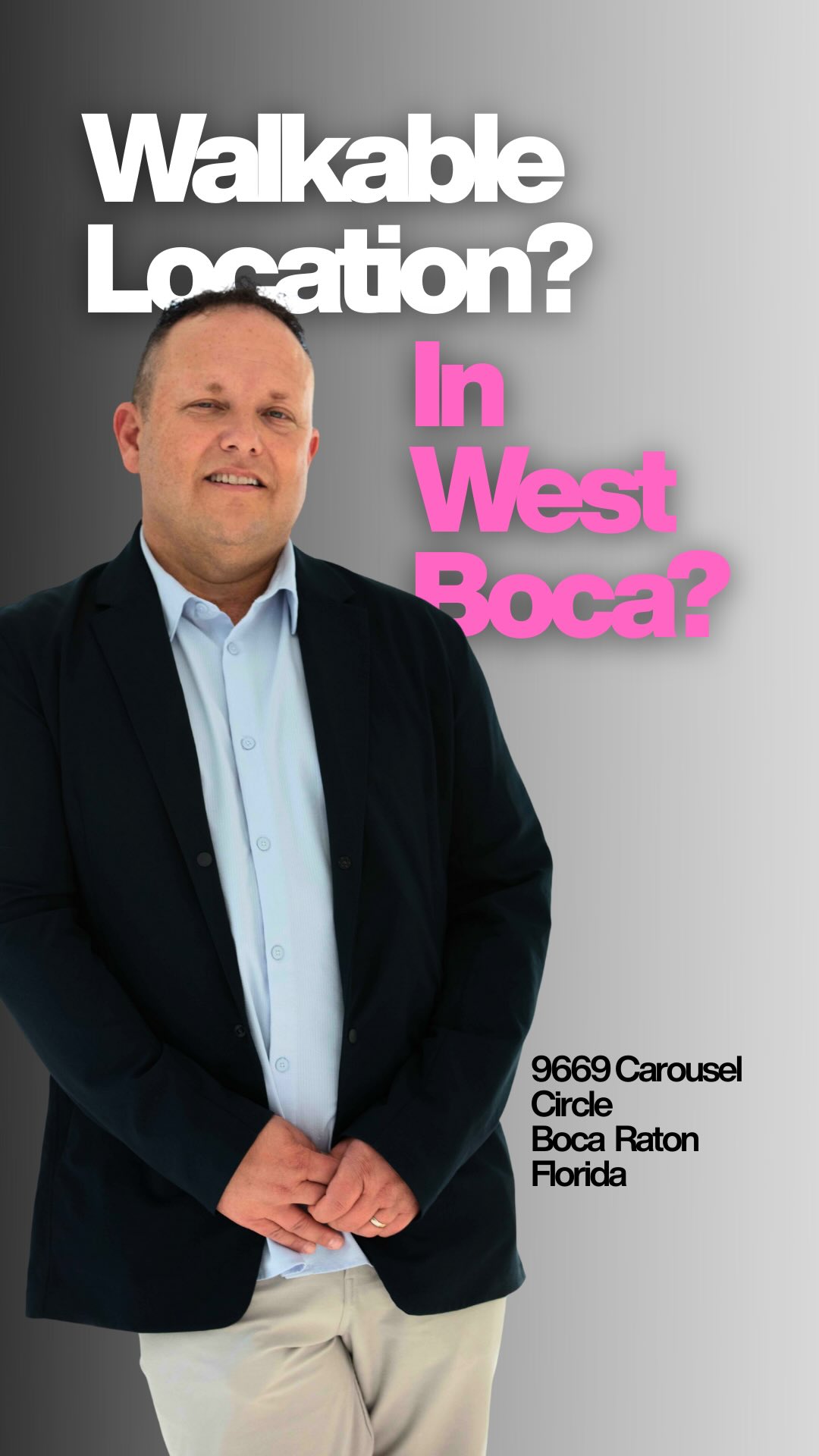 One of the most walkable locations in West Boca — and finding a 5 ...
