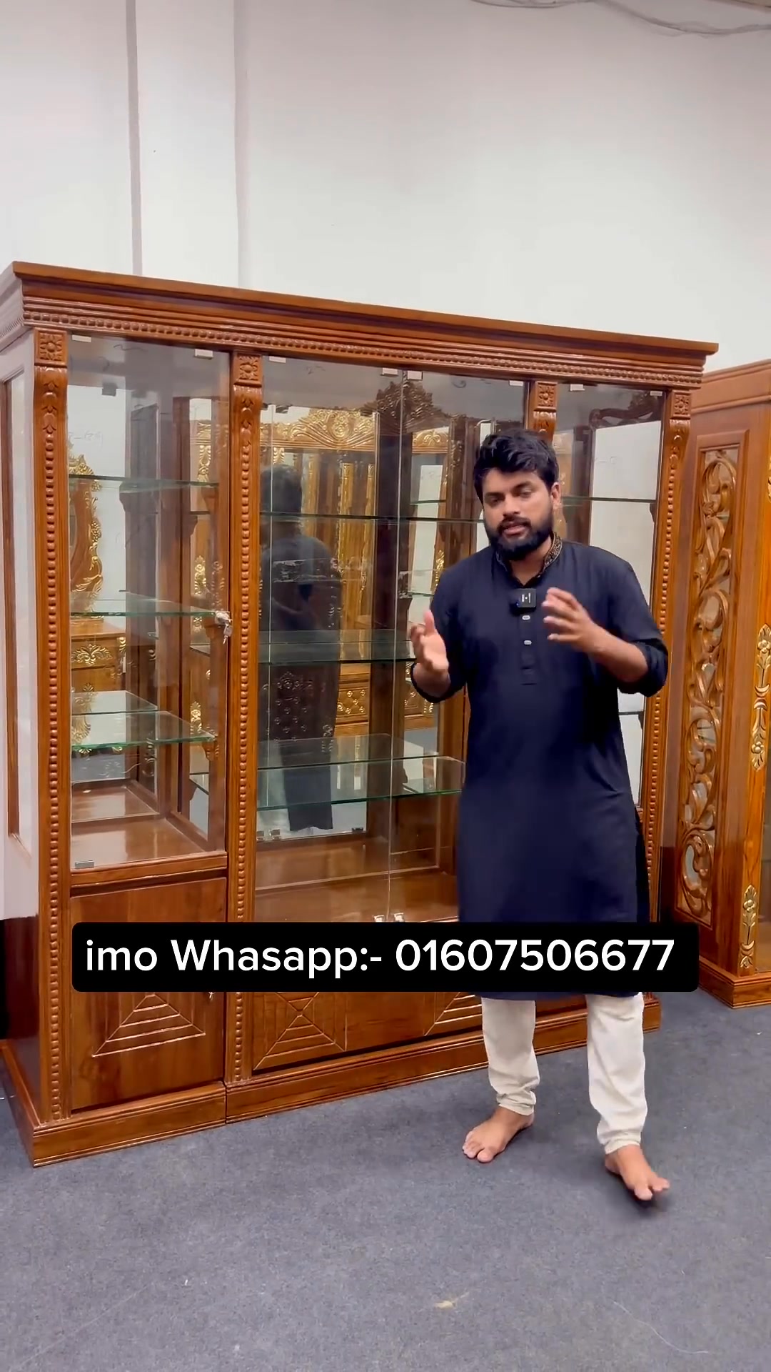 Simple design wooden Showcase. Wooden showcase. New Model Furniture. # ...