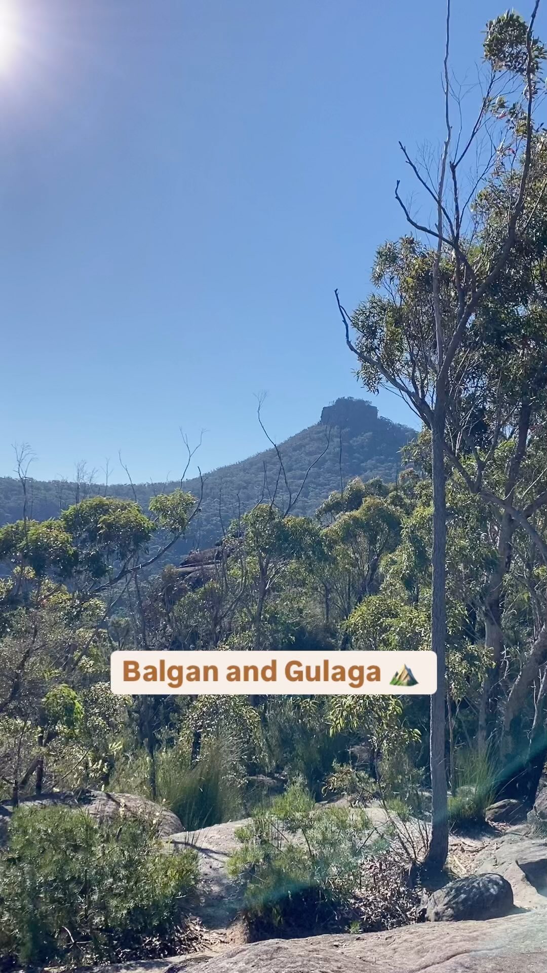 Balgan and Gulaga. ⛰️ Two sacred Yuin mountains forever in each other’s ...