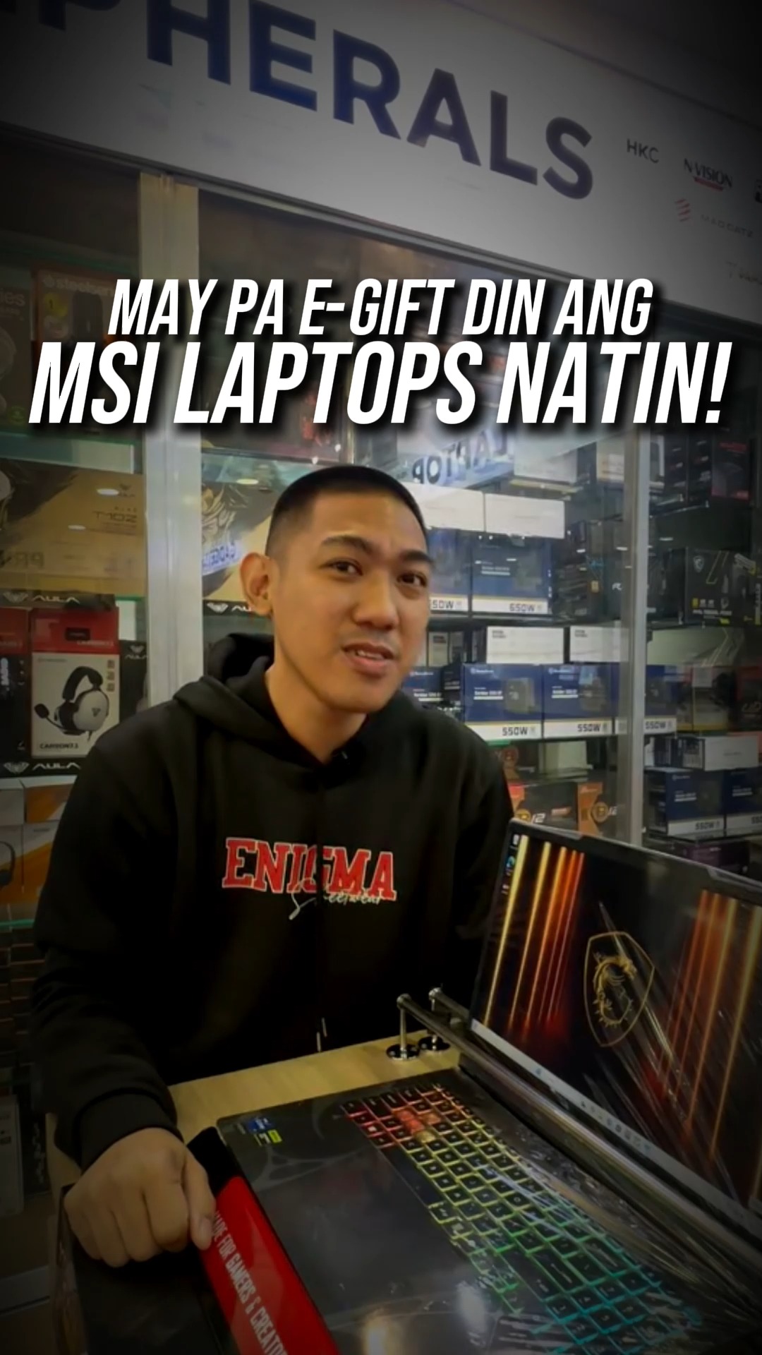 Habol na mga boss! MSI Laptops natin may E-Gift Voucher din! #unipc # ...
