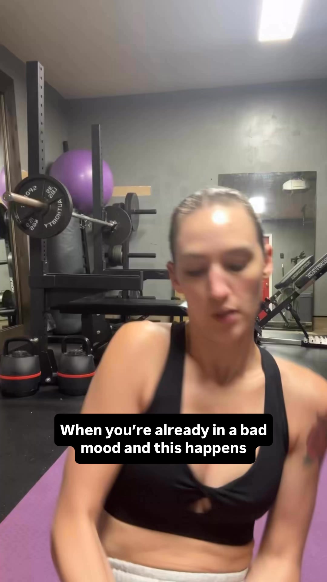 This only happens when I’m already angry!! 😅😩#workout #gymreels # ...