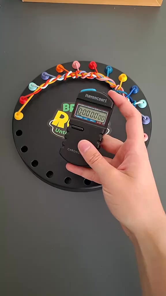 rope untangle with a timer#fyp #asmr #ropeuntangle #game #challenge ...