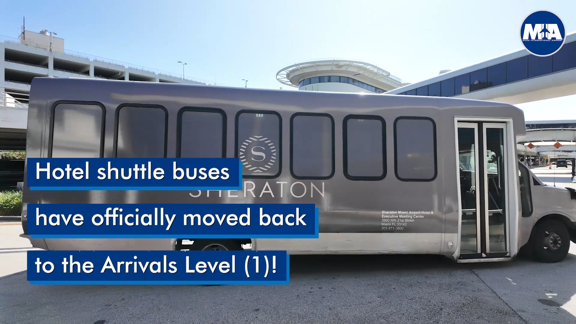 Hotel shuttle buses officially have a new home! Pick up and drop off ...