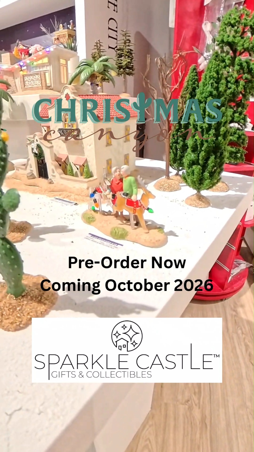 Department 56 presents Christmas Canyon, a Southwest-style theme