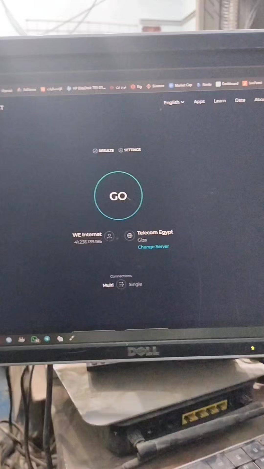 اختبار سرعة الانترنت في مصر انترنت Ftth من شركة فودافون سرعة ٢٠٠ ميجا ...