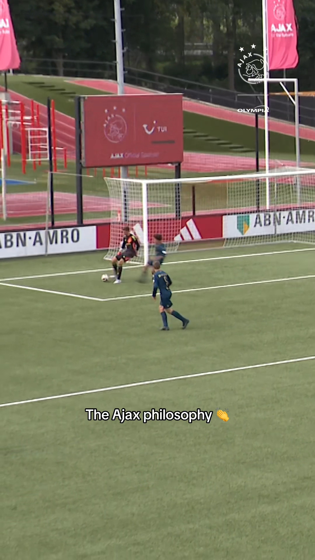 AFC Ajax u12: dribbling [vintage, circa 1992] Footage from the 2