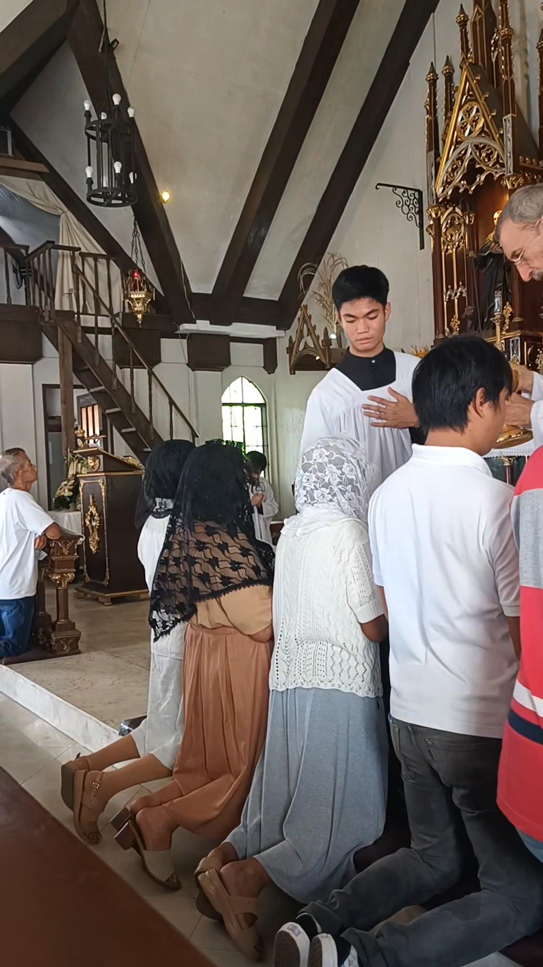 Holy Communion received kneeling and on the tongue is an act of ...