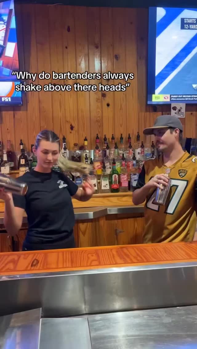 Reel by @bsnodsgrass and @kaspadakilla #bartenders #bartendinglife # ...