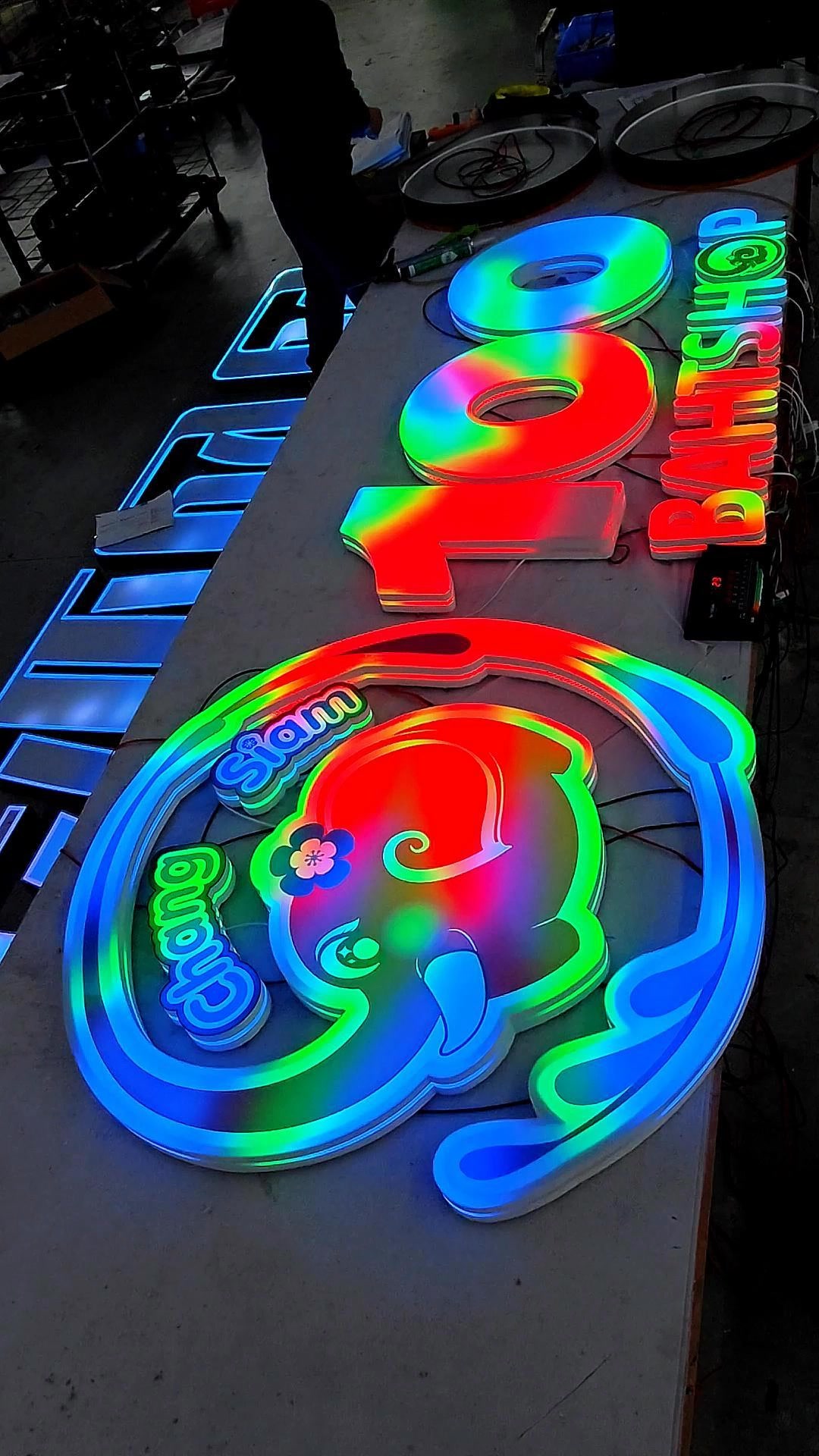 It has gone beyond transitional LED signs. #customsign #channelletters ...