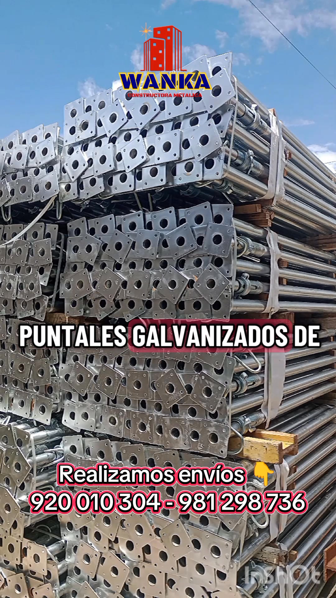 Puntales Encofrados WANKA | Sicaya