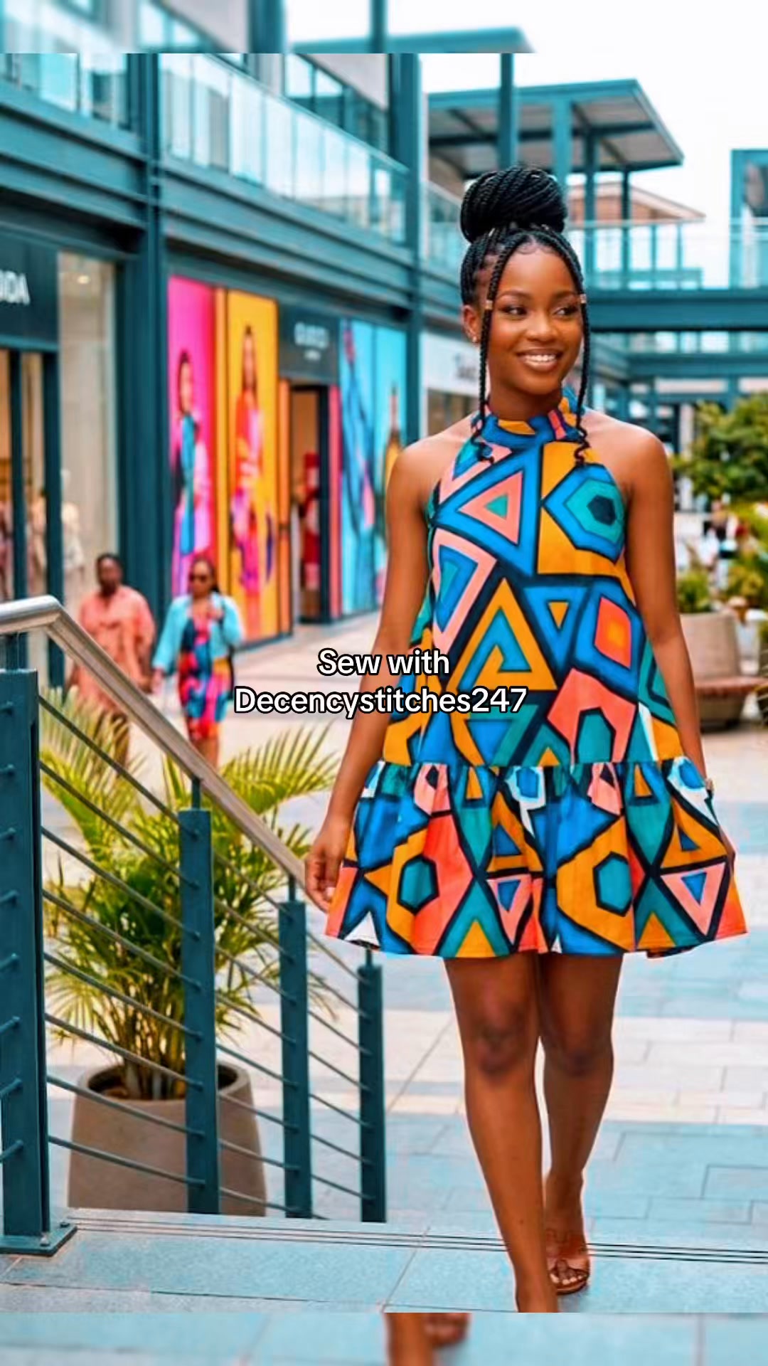 short ankara dresses for ladies gown style , #ankarafashion #ankaralonggowninspo2026 #viralpostfypシ゚viralシ #ladieswearsvendor #ankarawears #trendingvideo | Decency Store train_Sweep Train
