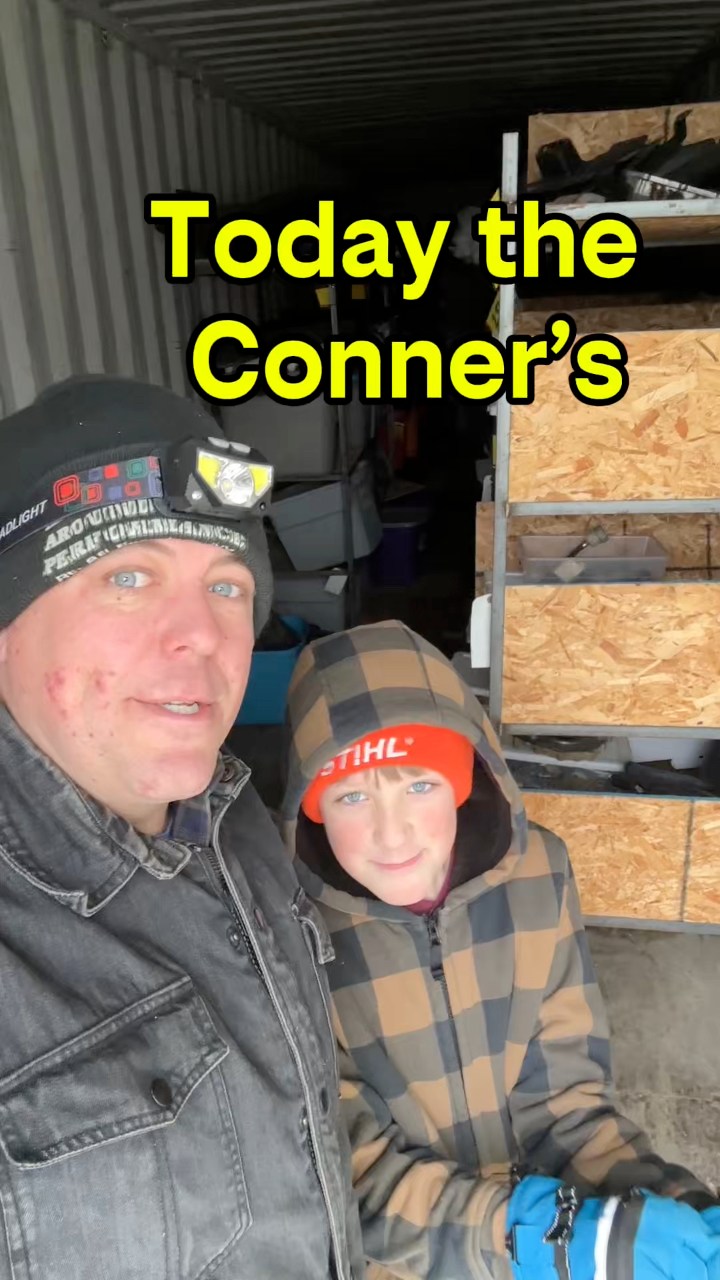 Today the Conner’s are pulling Salvage parts with Grant’s help ...