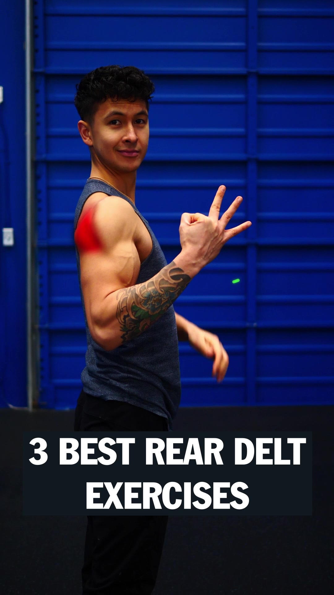 Here’s 3 great exercises to quickly build up your rear delts. First up ...