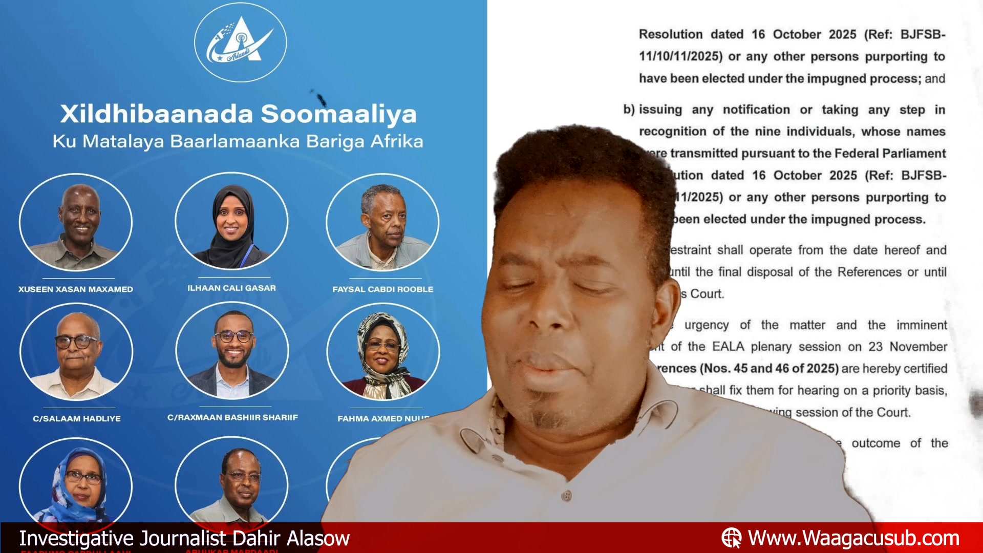 Ma runbaa in Maxkamad diiday Xildhibaanadii Somalia ee barlamanka ...