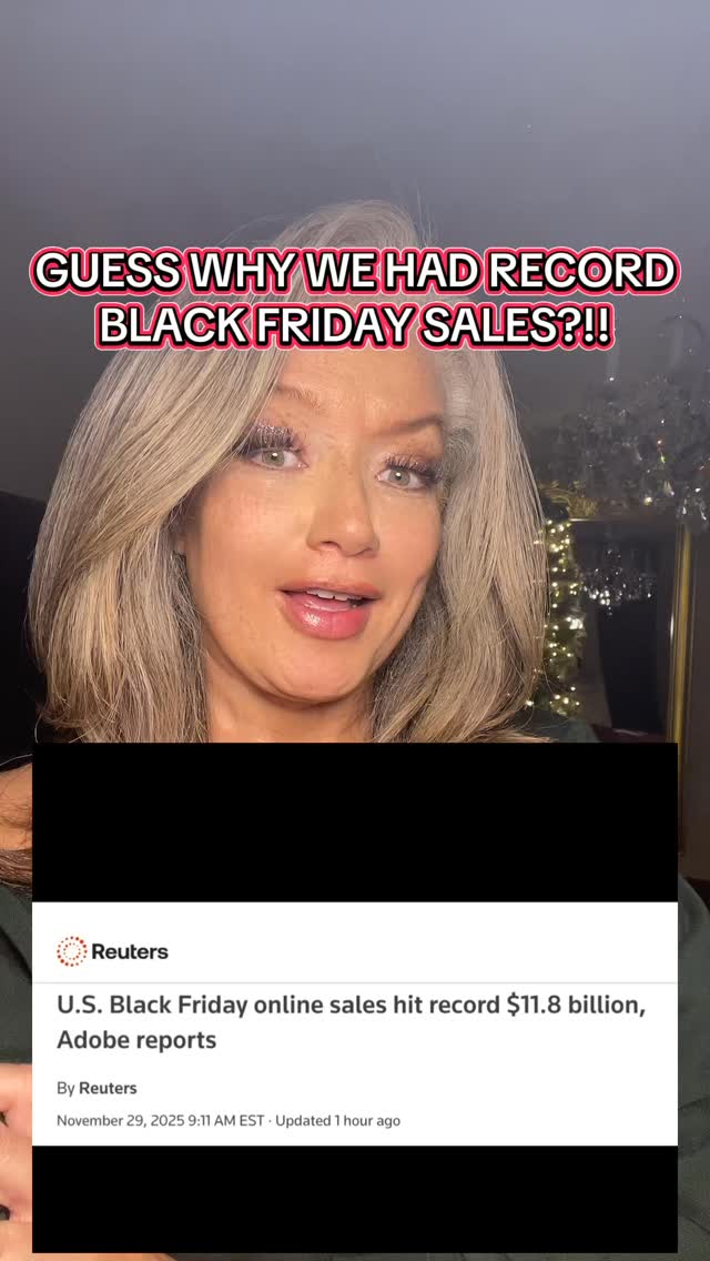 Yes, we did spend a record amount on Black Friday. But the reason why ...