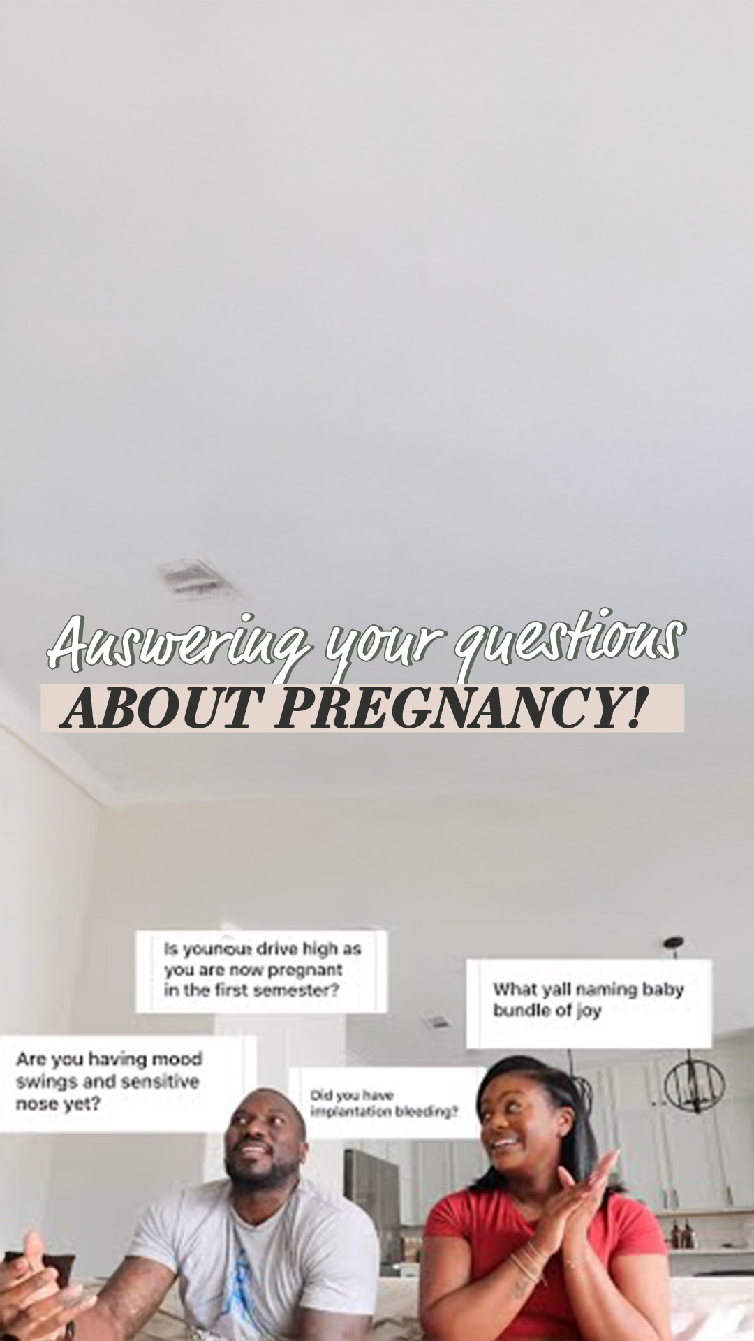We Answer Your Biggest Pregnancy Questions | Destene and Brandon | Facebook