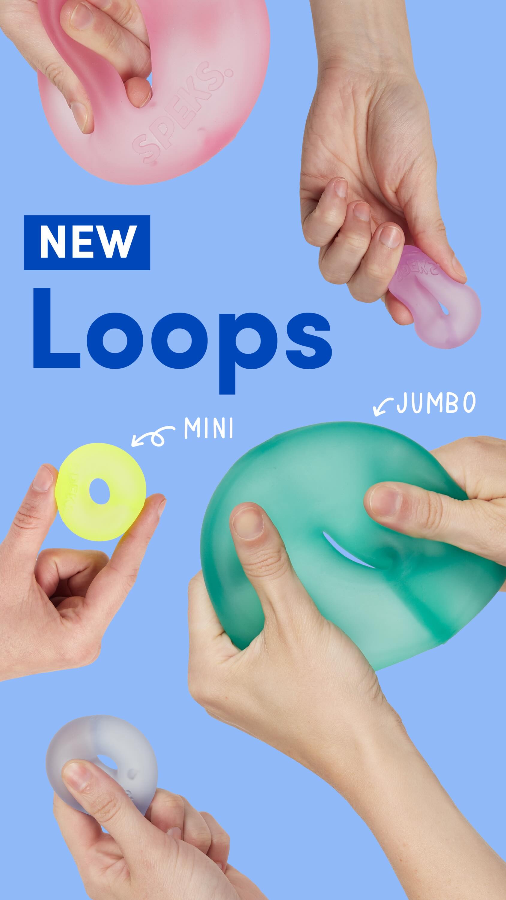 Gump Loop, now in three sizes. An endless loop of fun. #getspeks # ...