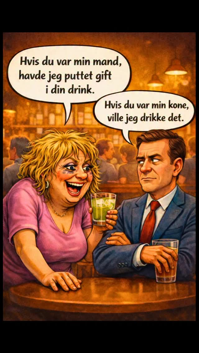 😂 Sort humor i baren – når replikken rammer hårdt 🍻 Nogle replikker kan ...