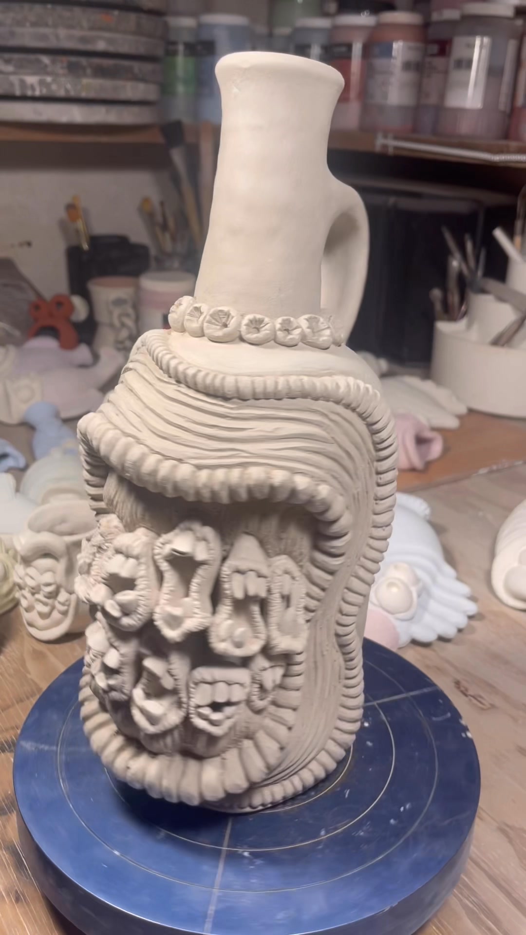 New work in greenware | The Art of Steve Weslow | Facebook