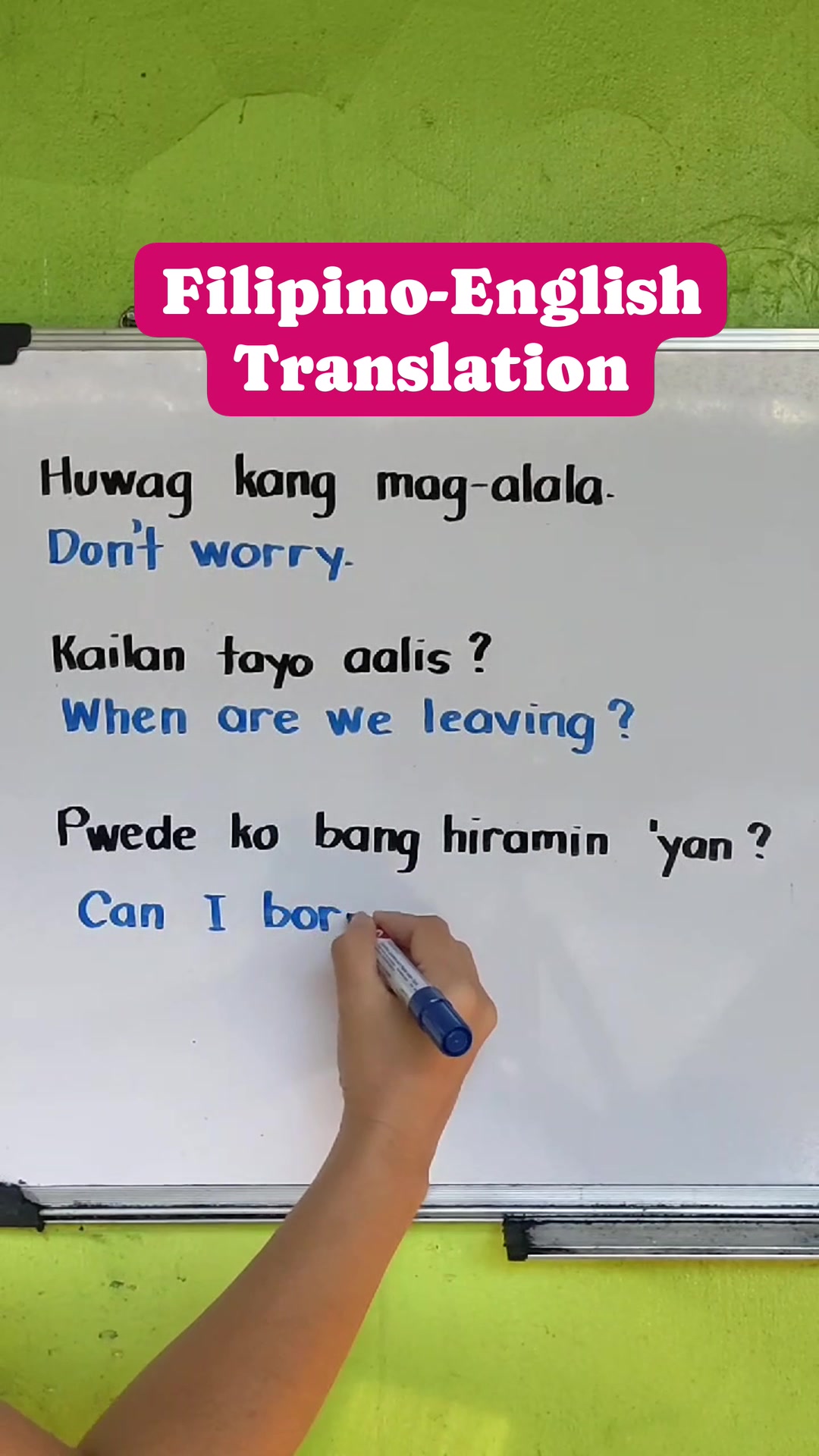 Filipino-English Translation 🩷 #fblifestyle #highlights2025 # ...