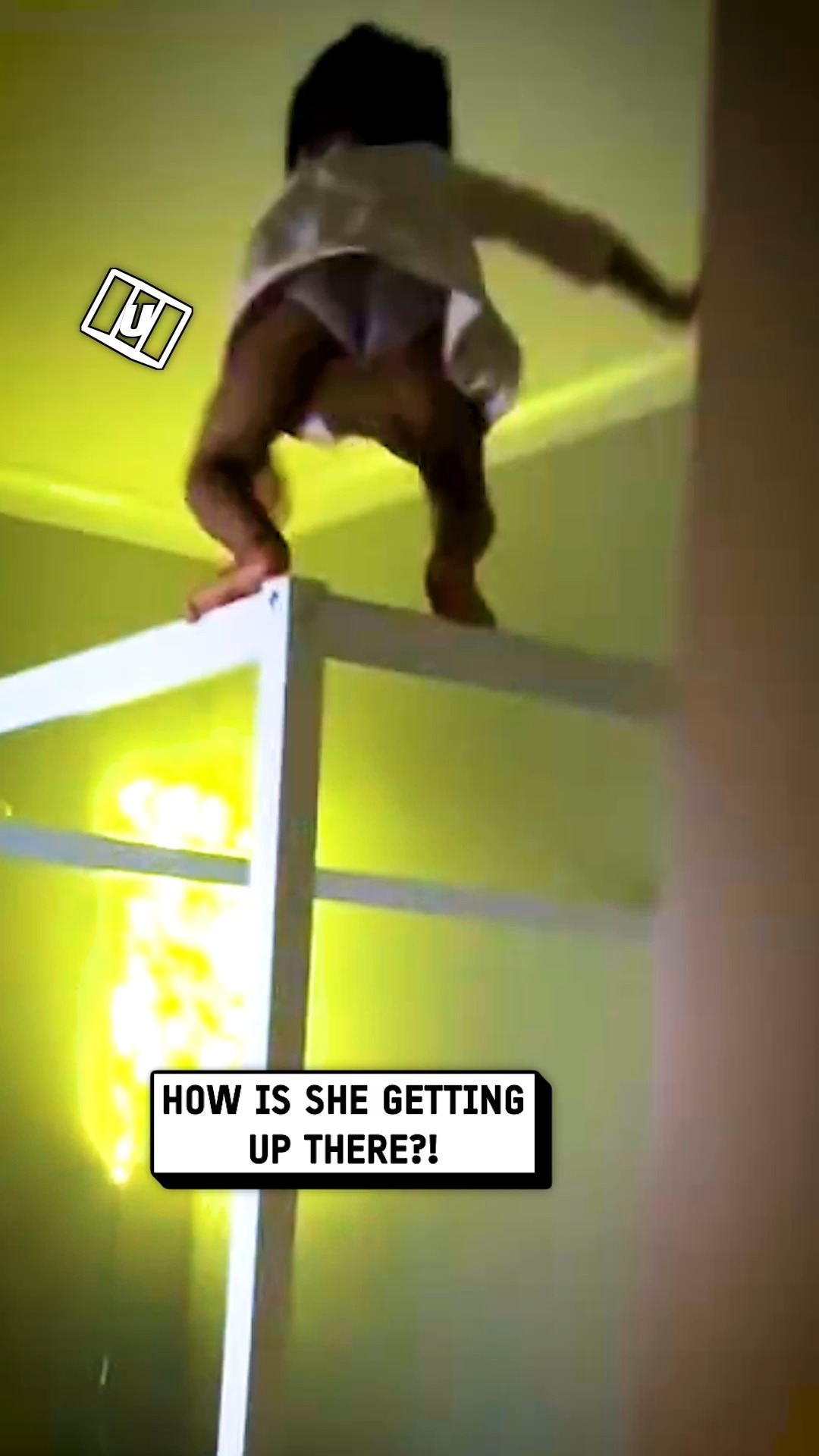 Her parents had no idea how she was getting up there… 👀🥷🤣 | UNILAD ...
