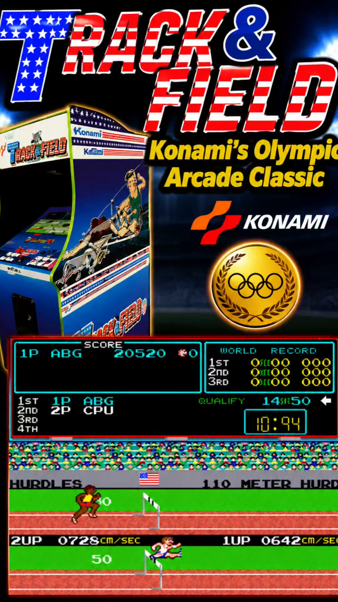 The Story Of Track & Field by Konami. #gaminghistory #arcadegames