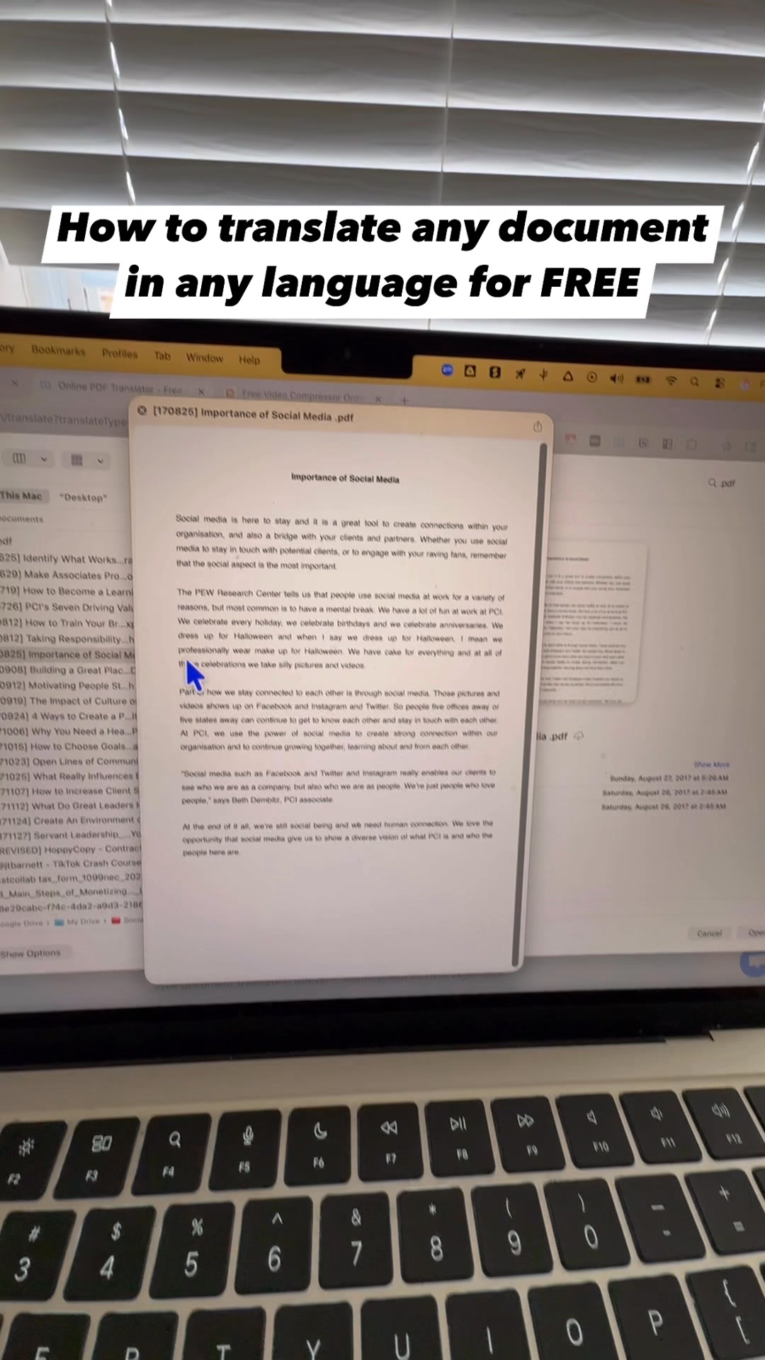 How to translate documents in any language for FREE. #ai #reels | i ...