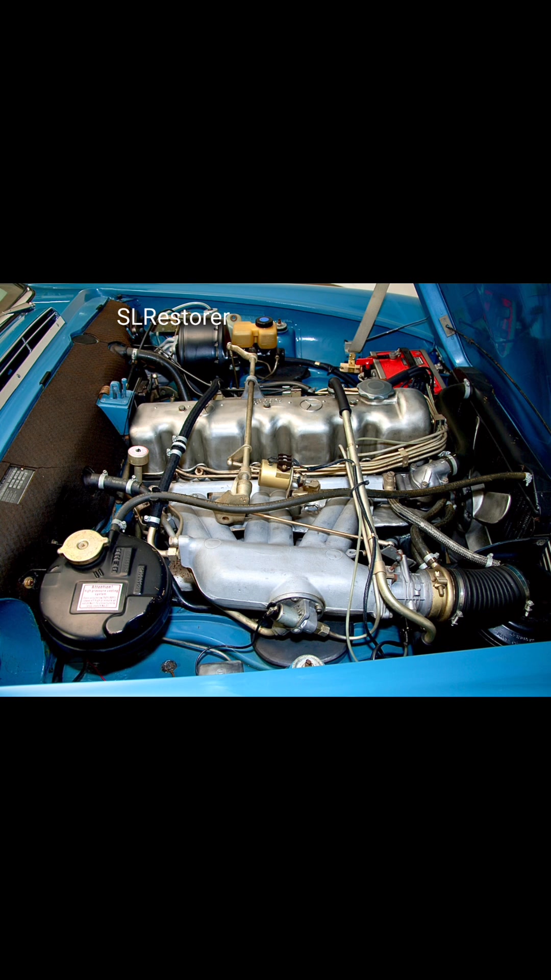 One of my favorite jobs to do is the W113 engine bay restoration, here ...