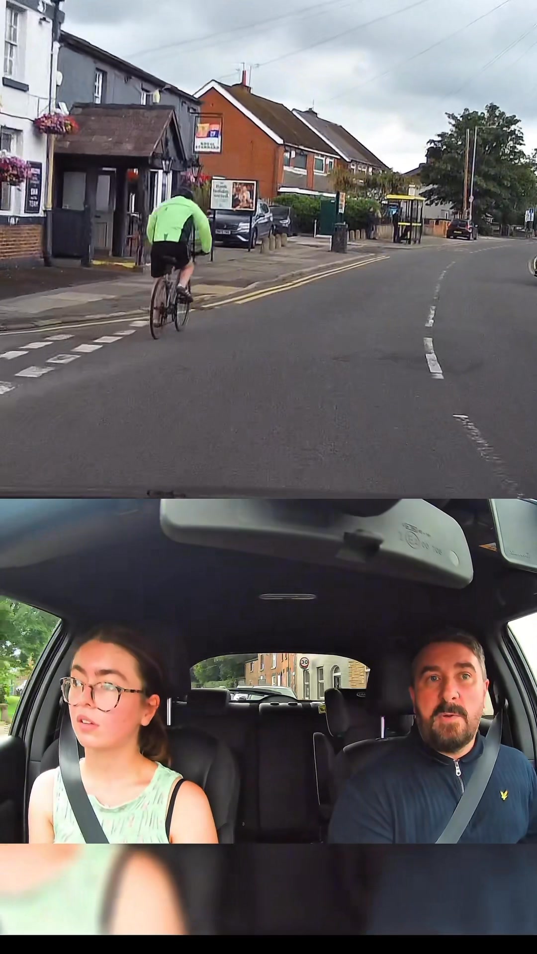 Dealing with a cyclist! #drivinglessons #HighwayCode #drivingschool # ...