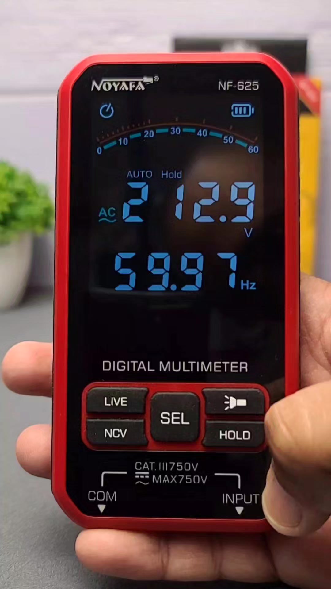 NOYAFA NF-625 Digital Multimeter | AC/DC, NCV, Resistance, Continuity ...
