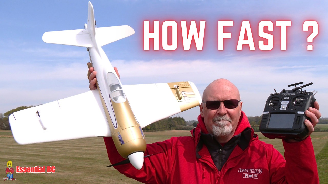 HOW FAST ?! NEW Durafly Rare Bear Reno Racer (with RadioMaster GPS ...