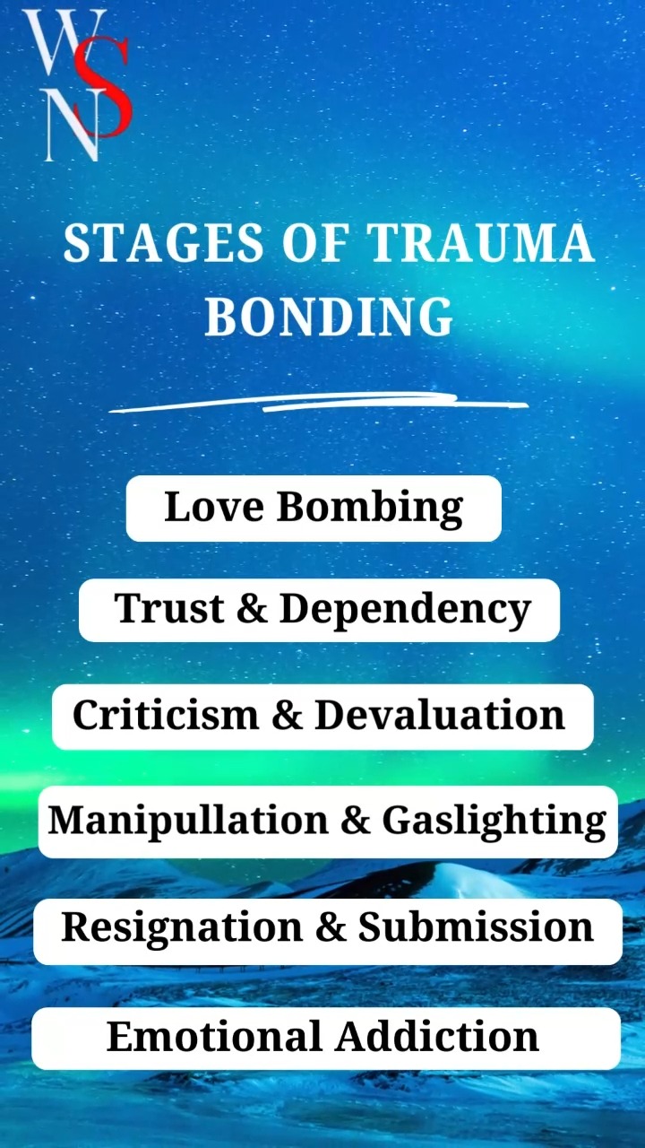 Recognizing the stages of a trauma bond is the first step toward ...