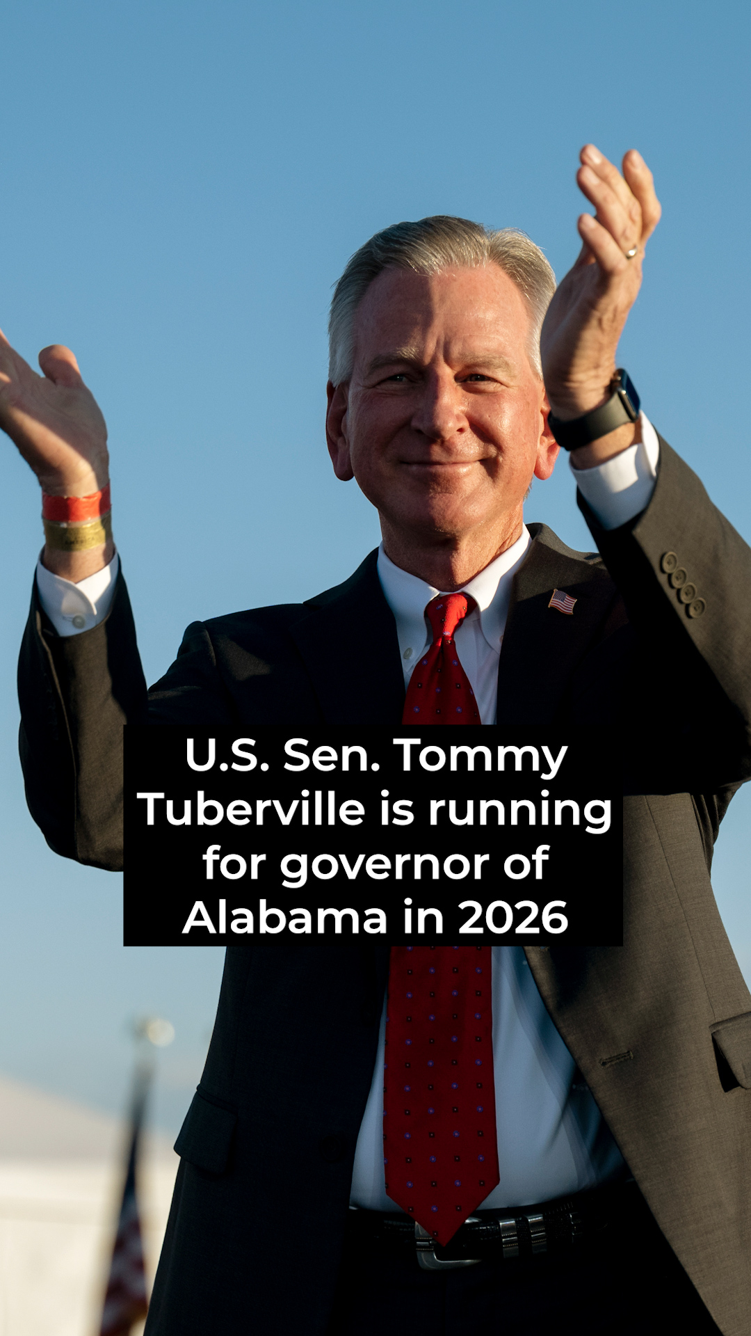 U.S. Sen. Tommy Tuberville on Tuesday launched a website to campaign ...