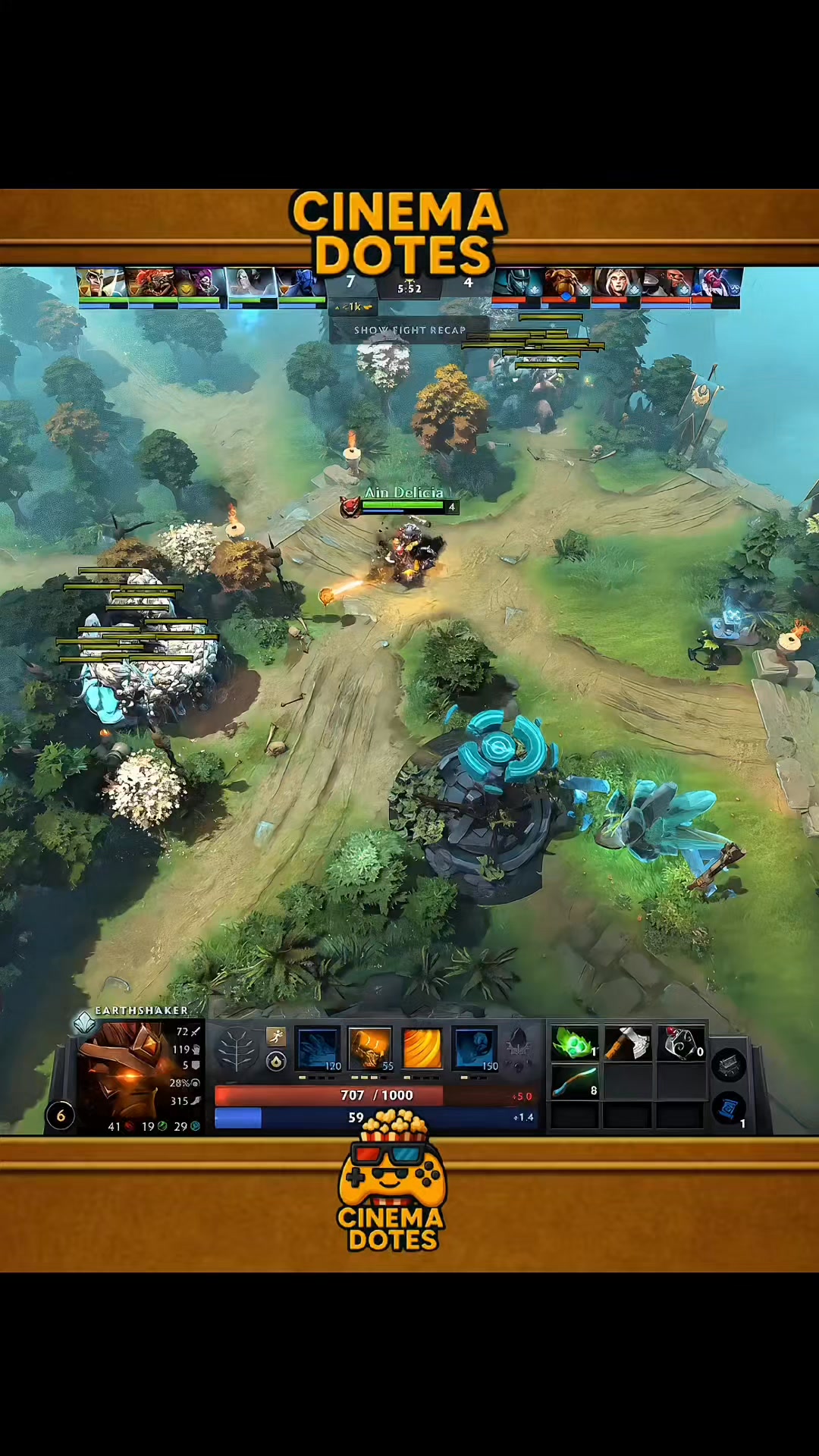“One of the best Echo Slam stacks in Dota 2 — absolute madness!” 🎤🔥 # ...