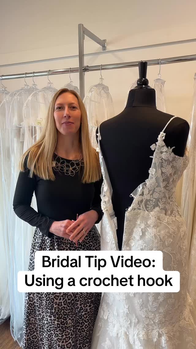 crochet hook for wedding dress buttons 🌟Helpful Tip:, Use a buttoning the on your gown. Fast and easy! | Taylored for You Bridal Boutique Bridal boutique Style:EG01923BD dev-position-up-to-70-of-selected-maxi-styles:number:4 Plus Mesh Insert Backless A professional button and