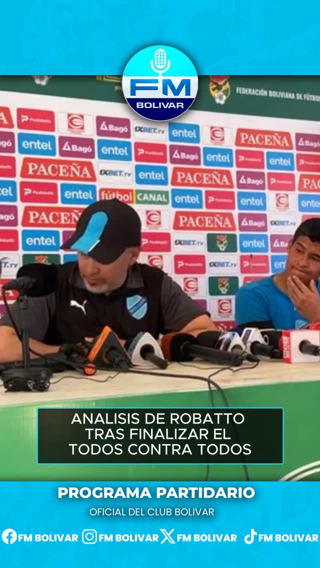 ROBATTO EVALÚA LA CAMPAÑA REALIZADA POR BOLIVAR. 🇫🇲#FmBolivar # ...