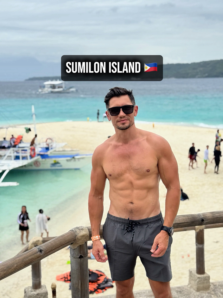 SUMILON ISLAND 🇵🇭 Sandbar, Hike & Baby Sharks. This is the first marine ...