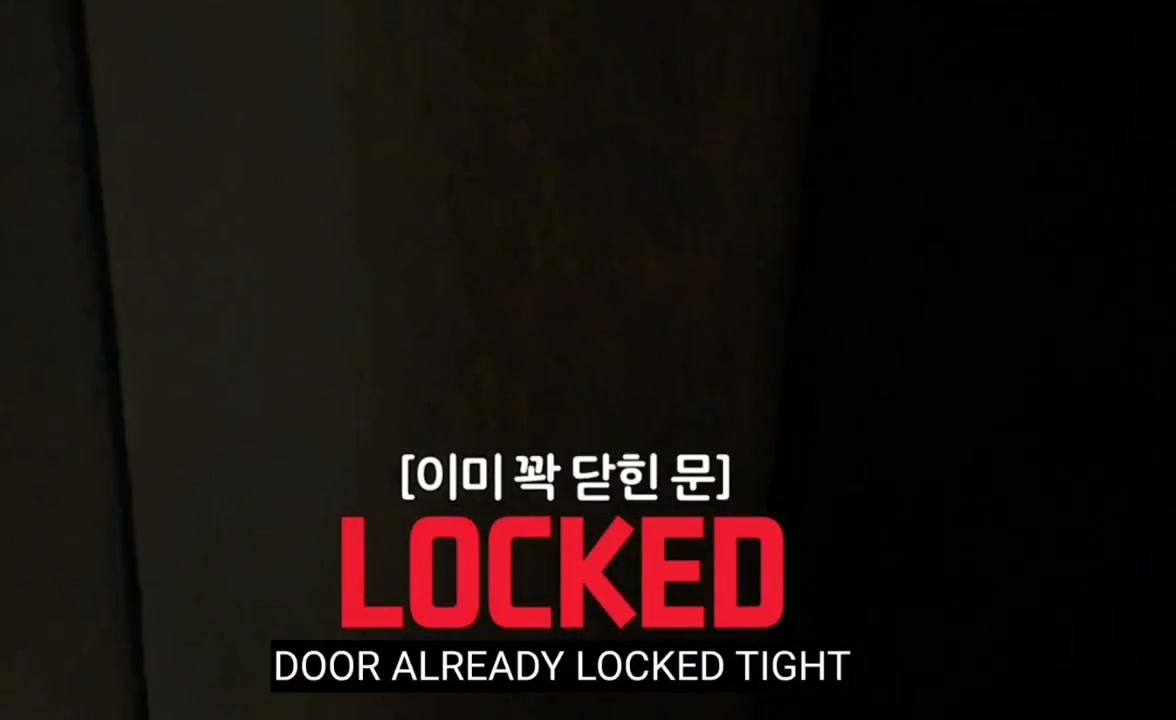 jimin running away and locking the door as soon as director said