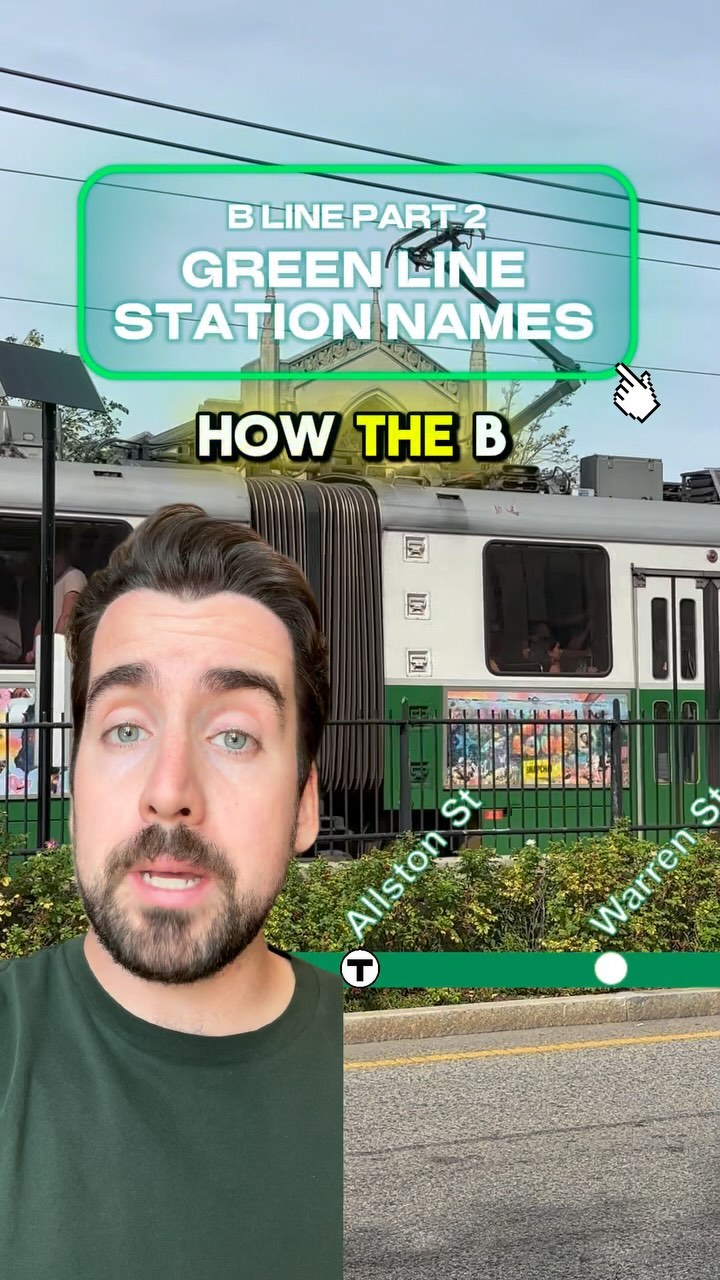 How the B Line stops got their names part 2 🟢🚇 #boston #massachusetts # ...