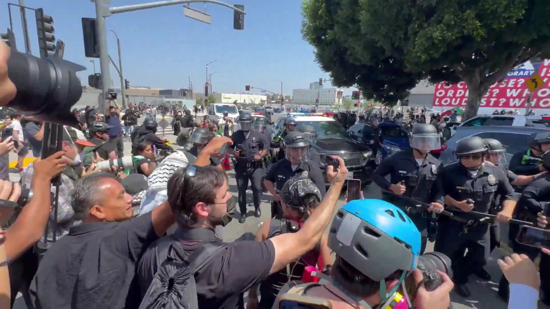 Just like the BLM riots in 2020, antifa, anarchists, paid protestors ...