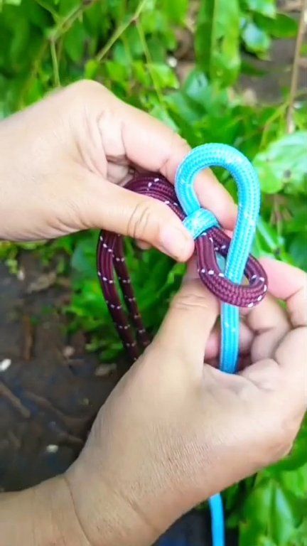 How to Tie a Double Fisherman's Knot to Connect a Rope #photography # ...