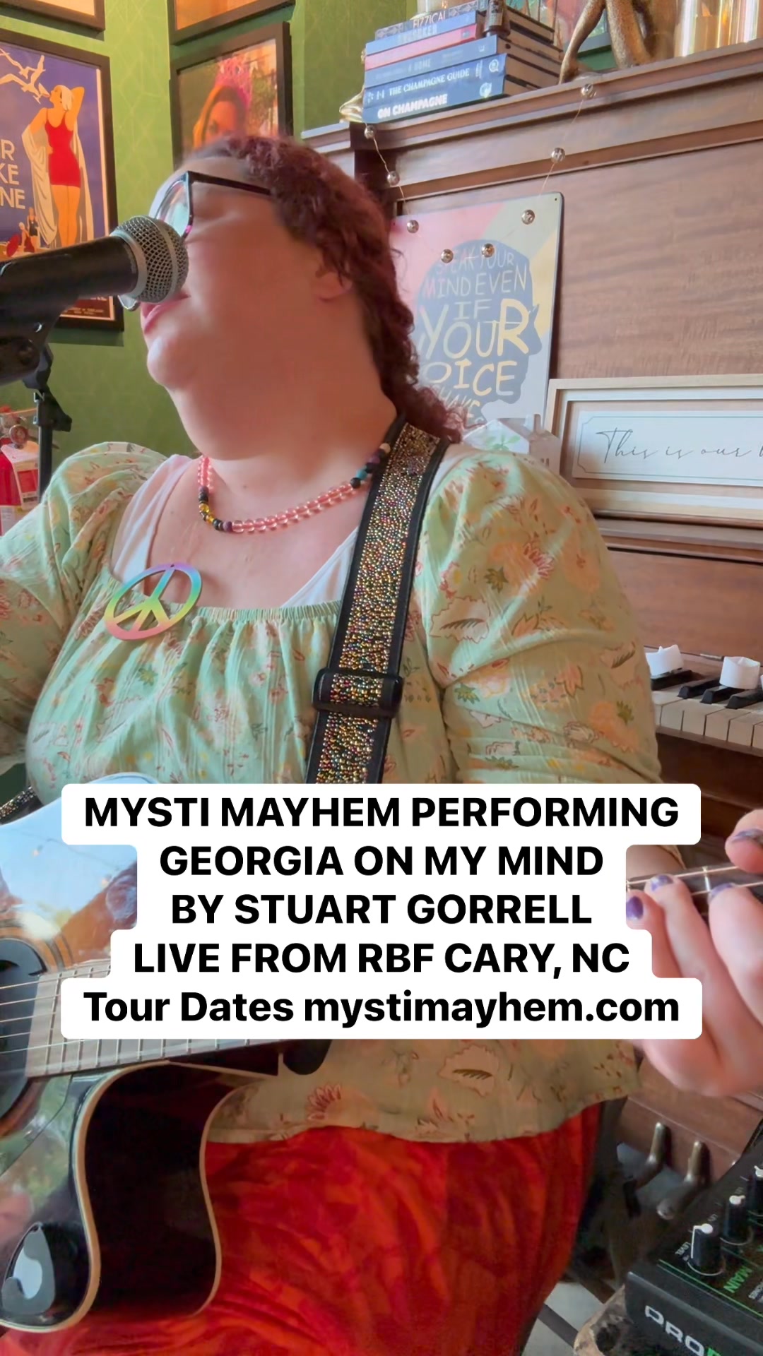 MYSTI MAYHEM PERFORMING GEORGIA ON MY MIND BY STUART GORRELL LIVE FROM ...