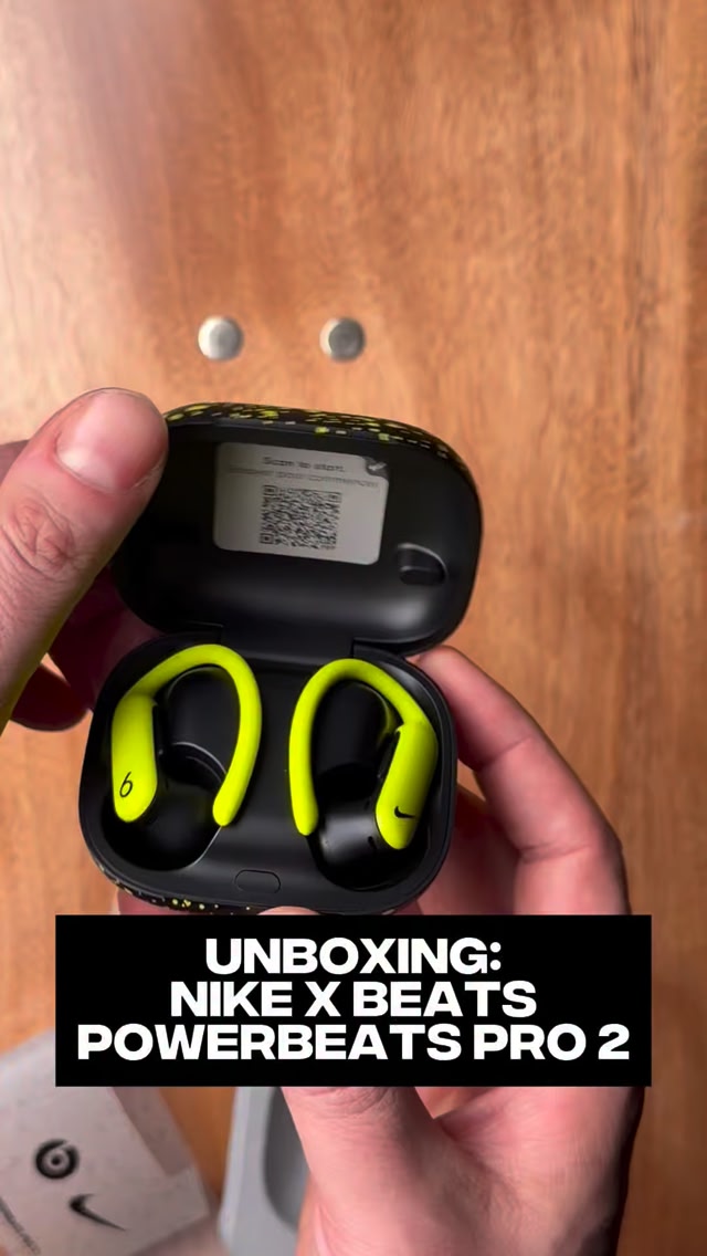 We've got a closer look of the Nike x Beats Powerbeats Pro 2, we
