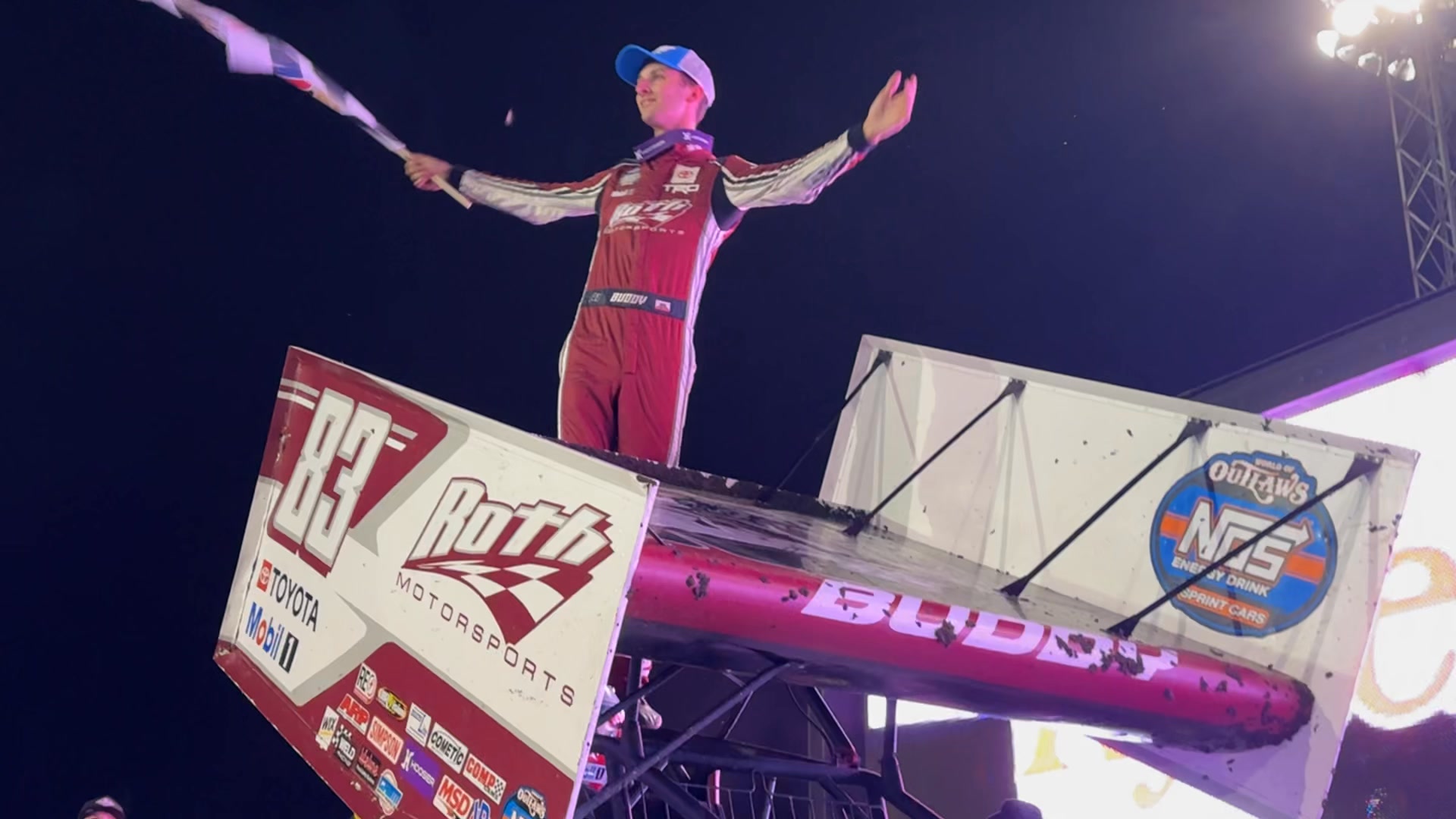 A four-leader River Cities Speedway thriller goes to Michael 